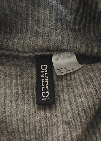 H&M Gri Triko Kadın Kazak - Görsel 3