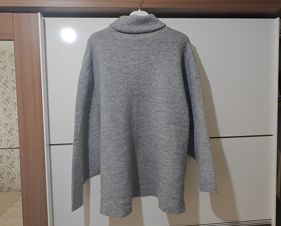 H&M Gri Triko Kadın Kazak - Görsel 2