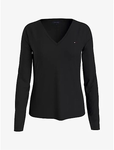 s Beden siyah Renk Tommy Hilfiger Bluz