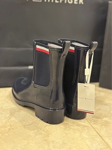 38 Beden lacivert Renk Tommy Hilfiger Yağmur Botu