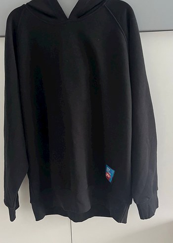 Siyah Kadın Oversize Sweatshirt