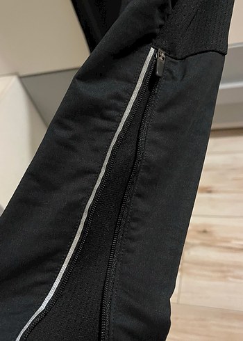 Erkek Siyah Rahat Kesim Fermuarlı Eşofman Altı - Görsel 10