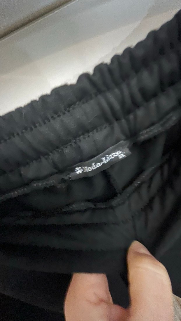 Siyah Rahat Kesim Kadın eşofman tarzı Pantolon - Görsel 4