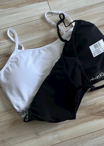 Calvin Klein Siyah Mini Spor Sütyeni - Görsel 5