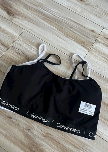 Calvin Klein Siyah Mini Spor Sütyeni - Görsel 3