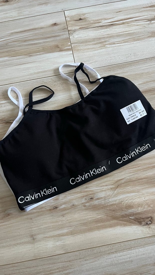 Calvin Klein Siyah Mini Spor Sütyeni - Görsel 4