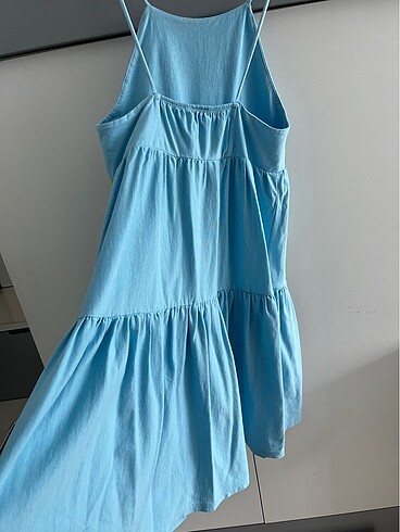 11-12 Yaş Beden mavi Renk Zara#elbise