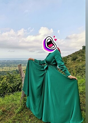Tesettür abiye elbise 