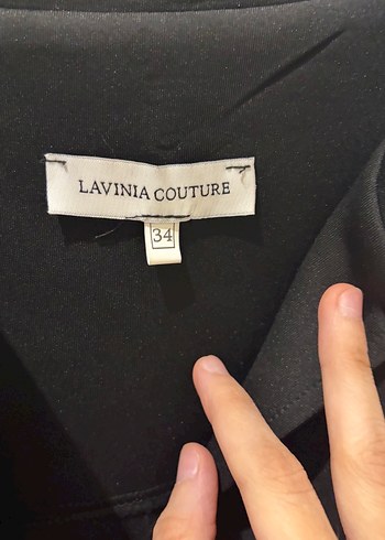 Siyah Düğmeli uzun üst - Görsel 6