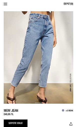 Zara mom jean