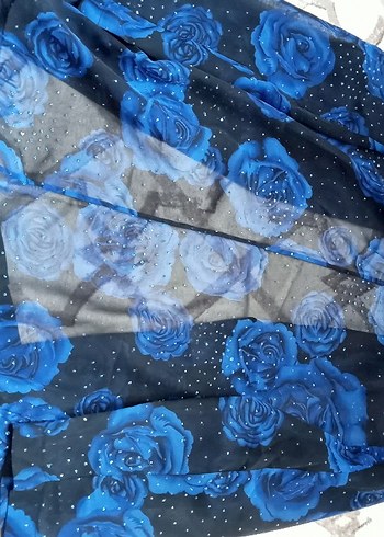 Siyah Saks Abiye Takım Elbise Kolsuz Bluz Etek ve Şifon Gömlek - Görsel 4