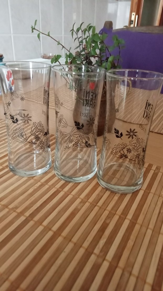 Yeni Rakı Çiçekli Rakı Bardağı - Görsel 2