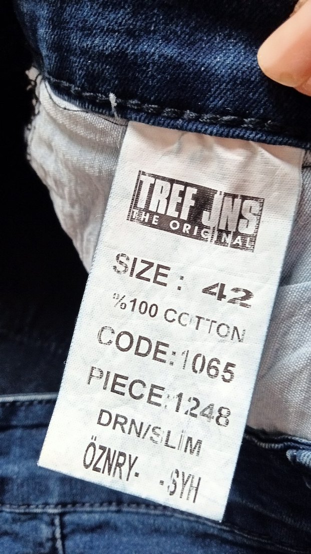 Lacivert İnce Likralı Jean Kot - Görsel 3