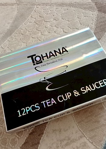 Gri Desenli Beyaz 6'lı Nescafe Çay Fincan Takımı - Görsel 5