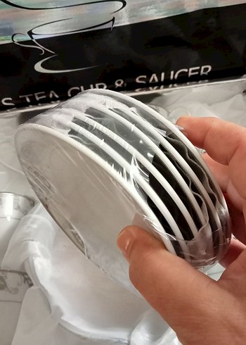 Gri Desenli Beyaz 6'lı Nescafe Çay Fincan Takımı - Görsel 4