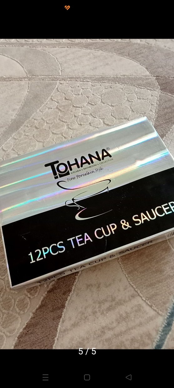 Gri Desenli Beyaz 6'lı Nescafe Çay Fincan Takımı - Görsel 5