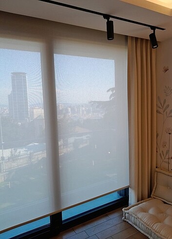 Bej Krem Screen Stor Perde Oba Marka - Görsel 2