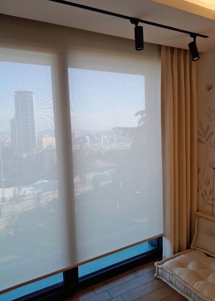 Bej Krem Screen Stor Perde Oba Marka - Görsel 2