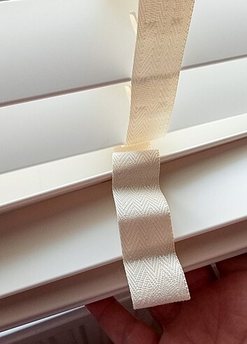 Oba Kaliteli Ahşap Görünümlü Krem Truwood Jaluzi Perde - Görsel 6