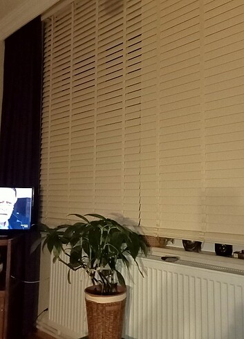 Oba Kaliteli Ahşap Görünümlü Krem Truwood Jaluzi Perde - Görsel 7