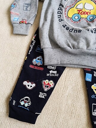 12-18 Ay Beden Penye pijama takımı