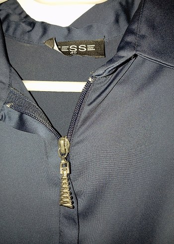 40 Beden Lacivert Arkası Piliseli pileli saten şık ferace