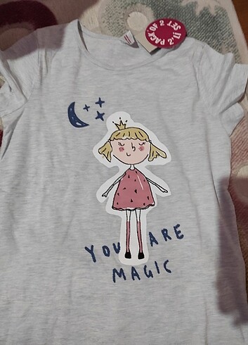 5 Yaş Beden gri Renk LCW kız çocuk pijama