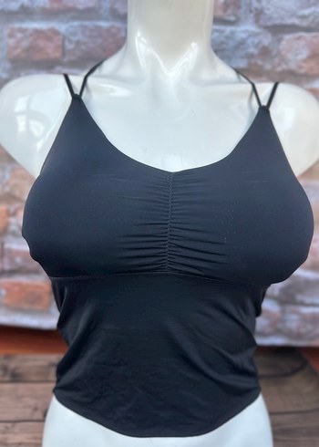 Zara Siyah V Yaka İnce Askılı Atlet