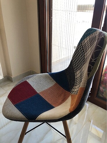  Beden çeşitli Renk Sandalye patchwork 4 adet