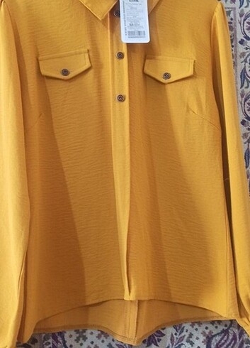 38 Beden sarı Renk Bluz 