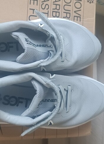 30 Beden Nike gri çocuk spor ayakkabı 