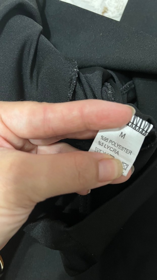 Siyah Basic Spor Kadın Tayt - Görsel 2