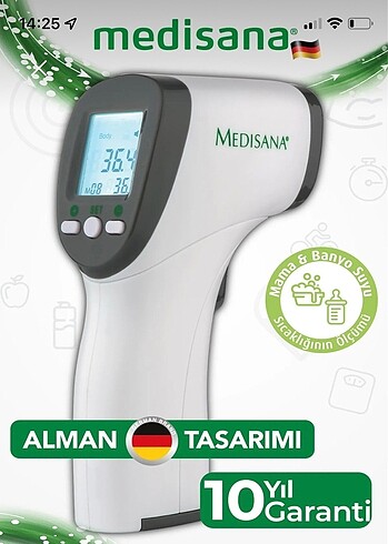 Medisana Ateş ölçeği