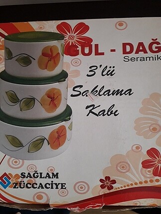 Seramik saklama kabı 