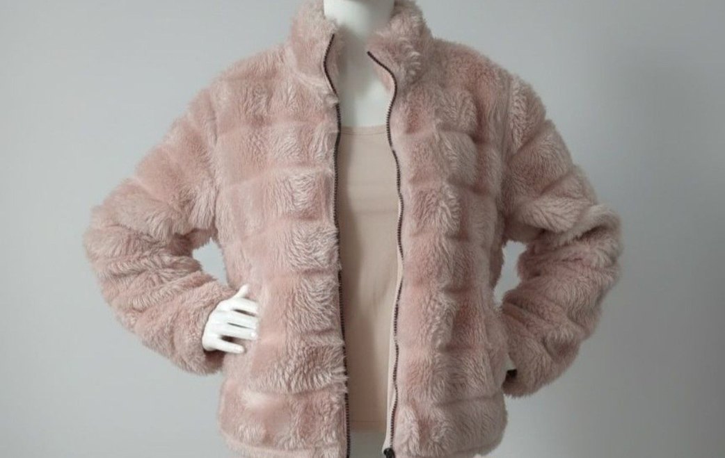 Pembe Peluş tüylü Ceket - Görsel 2