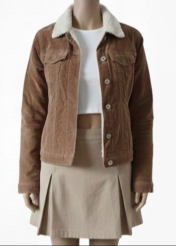 Vena yünlü ceket - Görsel 2