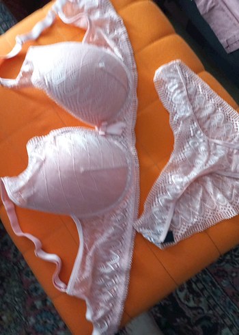 Pembe Dantelli Bohem Midi Sütyen ve Külot Takımı - Görsel 2