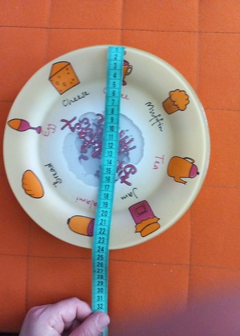 Turuncu Desenli Büyük  SErvis Tabağı
7 adet.. - Görsel 7