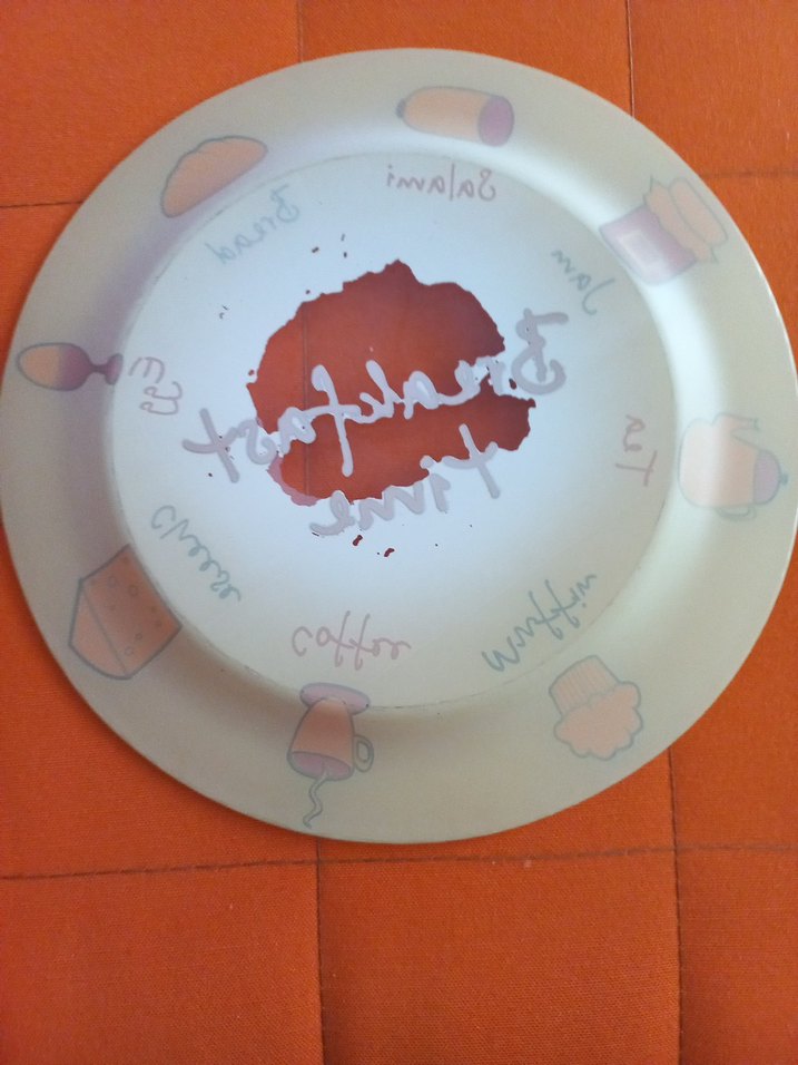 Turuncu Desenli Büyük  SErvis Tabağı
7 adet.. - Görsel 2