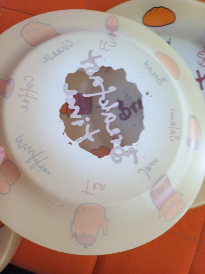 Turuncu Desenli Büyük  SErvis Tabağı
7 adet.. - Görsel 5