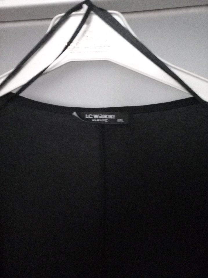 LC WAİKİKİ 
Siyah Uzun Kollu Salaş Kadın Hırka - Görsel 2