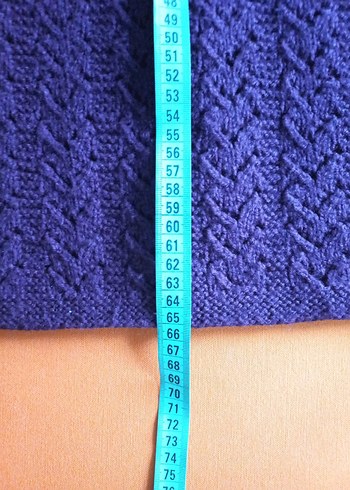 Mor Örgü Yelek - Görsel 6