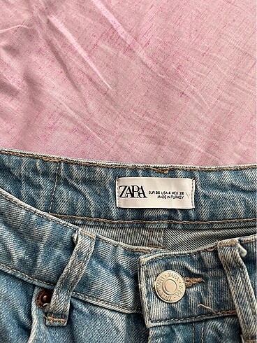 36 Beden mavi Renk Zara jean