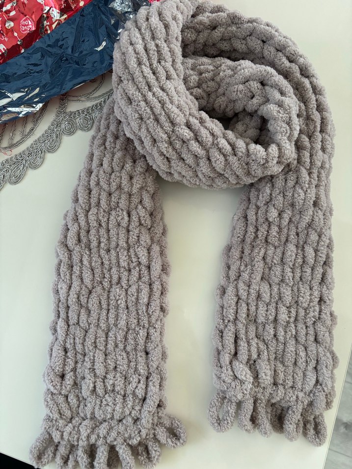 Puffy çocuk atkısı - Görsel 4