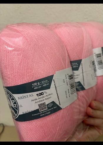 Pembe Kristal İplik Paketi - Görsel 2