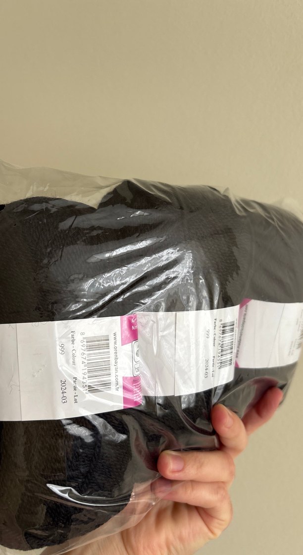 Dora Siyah Örgü İpi - Gotik Stil - Görsel 2