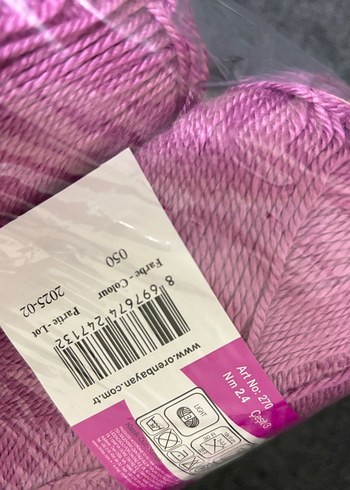 Pembe DORA El İşi İpliği 2'li Paket - Görsel 2