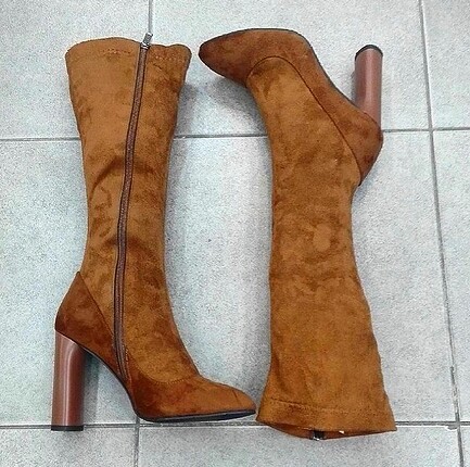 Diz Altı Streç çizme 9 cm ????
