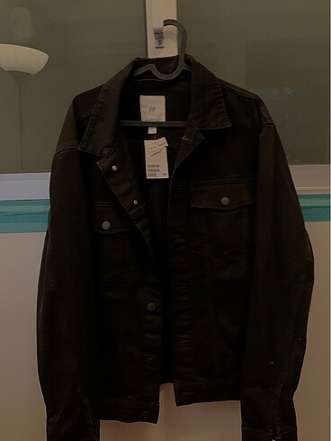 H&M siyah kot ceket