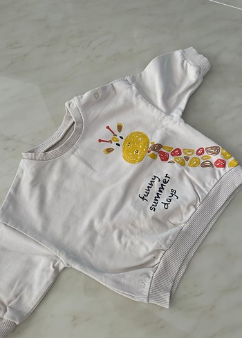 Bebek Erkek Renkli Baskılı 2'li Takım - Görsel 5